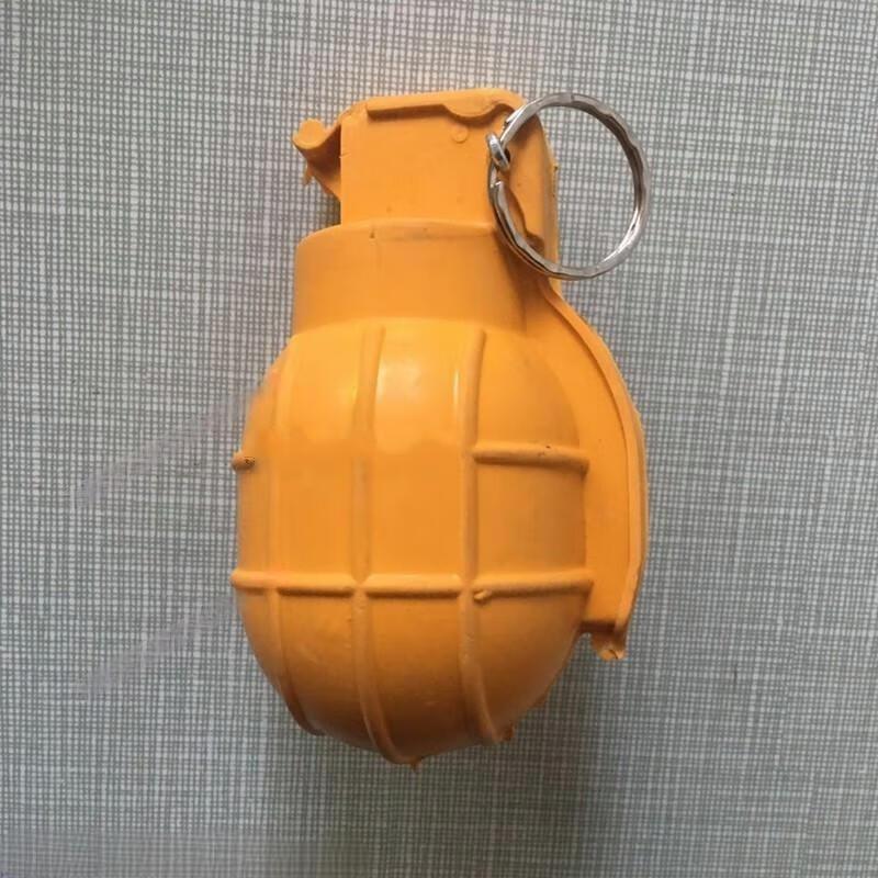 Orange Rubber Training Grenade Prop