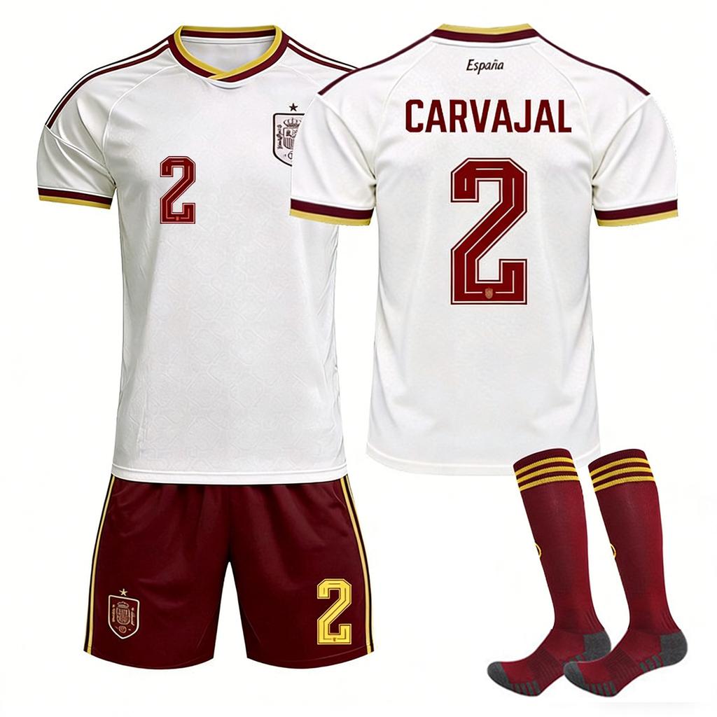 2627 US, Canada and Mexico World Cup Spain Away No. 19 Yamal Jersey 17 Williams Football Jersey Suit Men's
