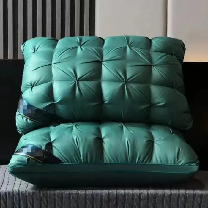 Luxury 5-Star Hotel Quality Pillow, 48*74 Inches - Deep Sleep Neck Support, Non-Collapse High Pillow Core for All Seasons