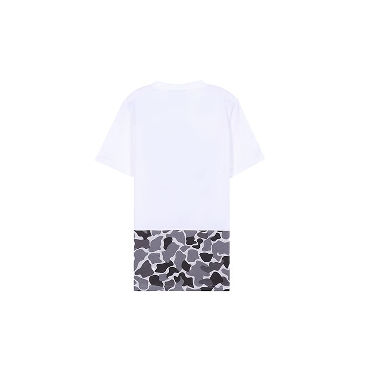 Adidas Originals Trefoil Camo Leopard Print Short Sleeve T-Shirt Men Tops White DN8034