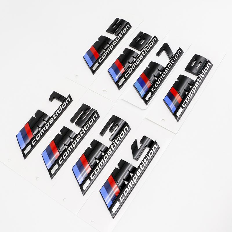 AYXO5 3D Logo Sticker BMW M Sport Tri-Color Emblem Badge For M1 M2 M3 M4 M5 M6 M7 M8 X1 X3 X5 X6 Waterproof Fender Trunk Accessories