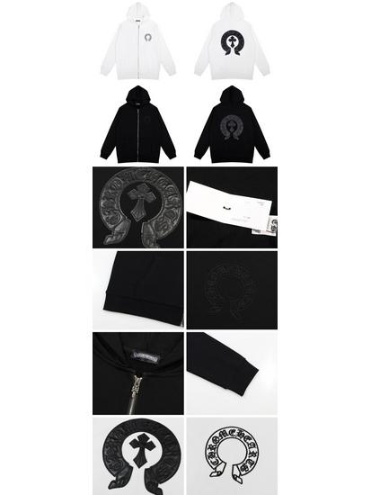 Vyšívaná mikina s křížem a podkovou pro muže a ženy - Podzimní oblečení