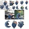 Blue Moon And Dragon Lover Car Ornament Holiday And Home Decoration Hanging Pendant
