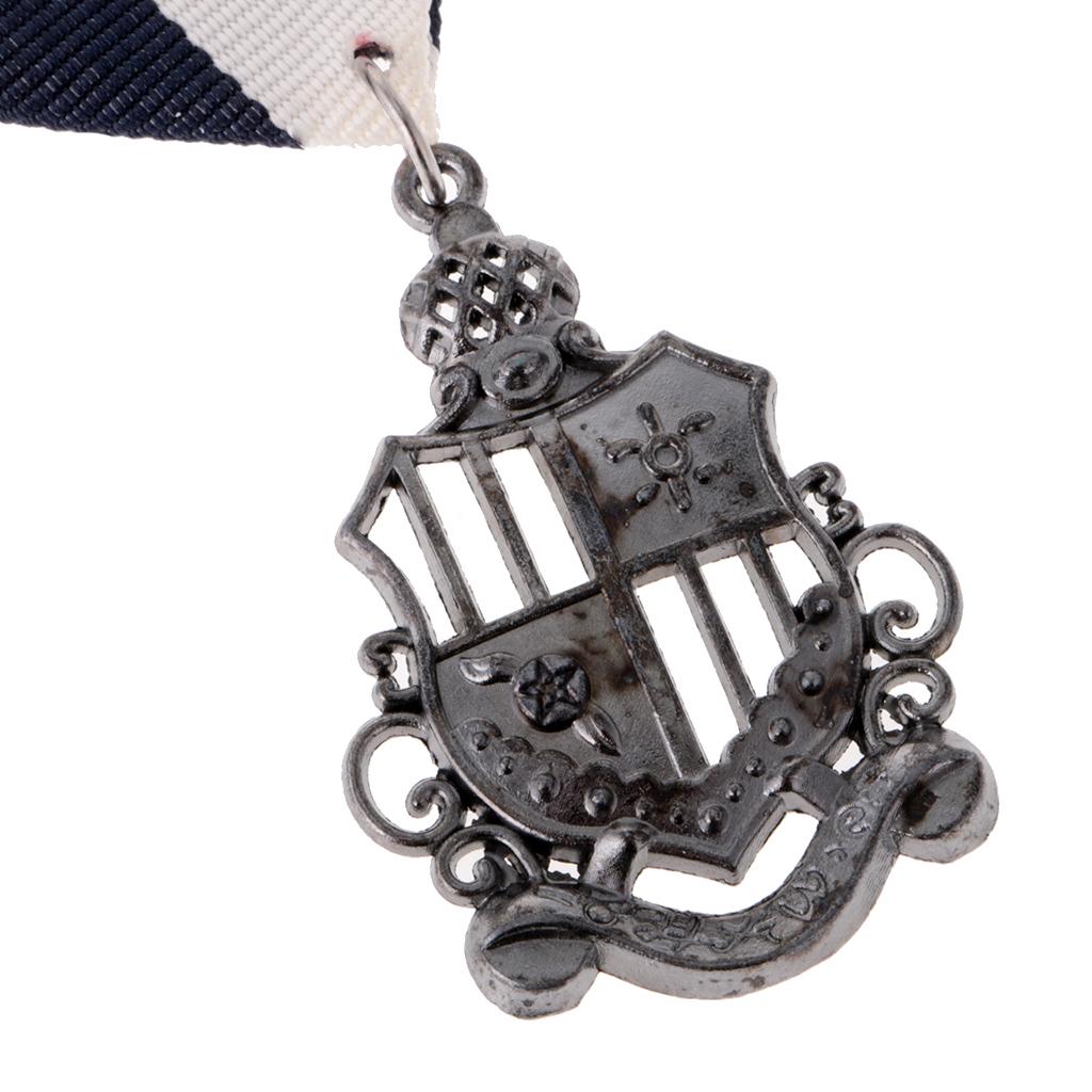 2 stykker unisex vintage marine stil dress medalje brosje jakkeslag Pin punk smykker