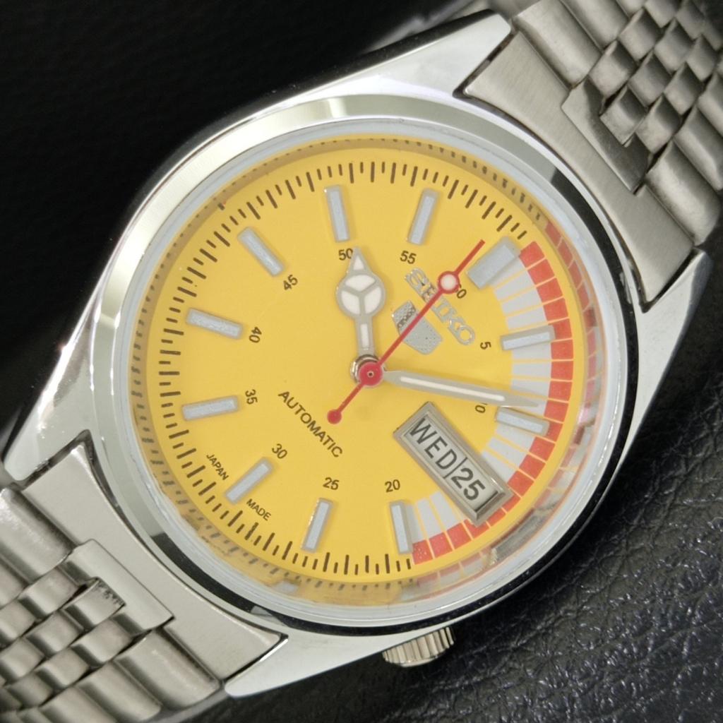 

ВИНТАЖНЫЕ ВОССТАНОВЛЕННЫЕ МУЖСКИЕ ЧАСЫ SEIKO 5 AUTOMATIC 6309A ЯПОНИЯ ЖЕЛТЫЕ a441122-4 Sk-a441122-1