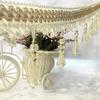 12M Droplet Shape Tassel Lace Trim Woven Texture Lace Trim Ribbon  Home Decoration