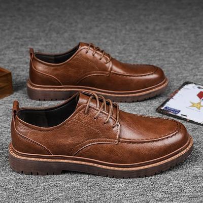 Herbst Neue Herrenschuhe Freizeitschuhe Herren Echtlederschuhe Arbeitsstiefel Business Casual Sneaker