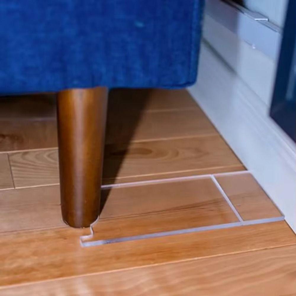 Adjustable Couch Stopper Transparent Furniture Stoppers Prevents Sliding Wall Spacer Home