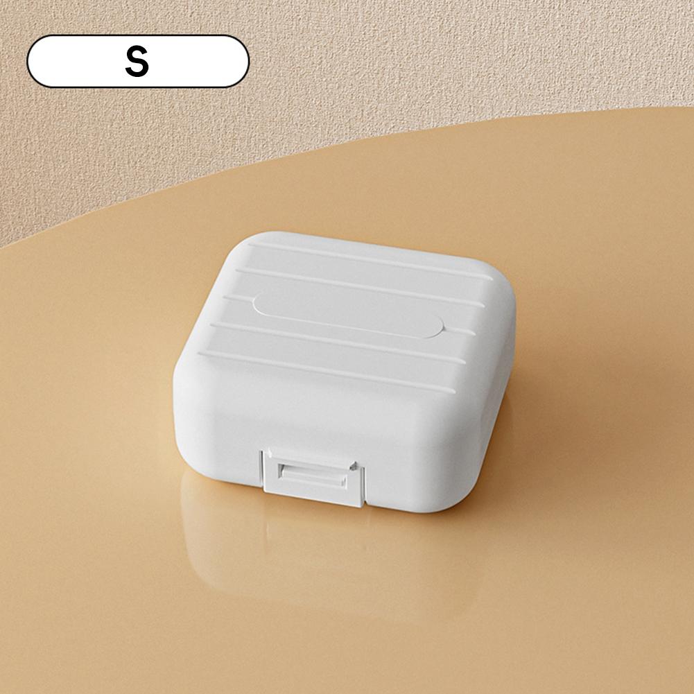 Kleine Pillenbox mit Fächern Tragbare Pillendose Auslaufsicher Medikamenten-Pillenspender Reise Ältere Tägliches Pillenmanagement