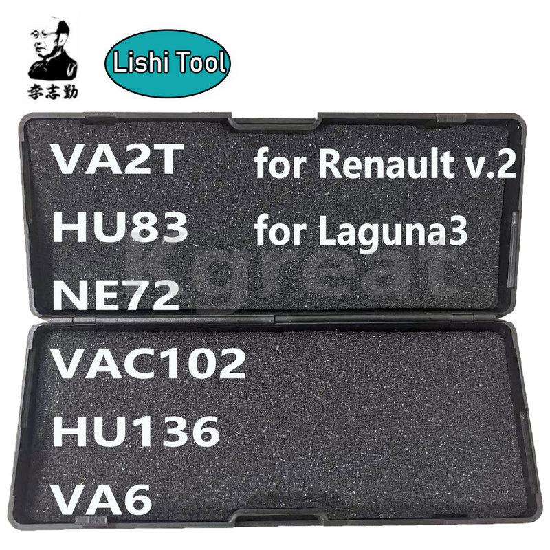 

LiShi 2 in 1 VA2T VA2 HU83 NE72 VAC102 HU136 VA6 for Renault V.2 Laguna3 Locksmith Tools for Renault,Citroen Peugeot Car Keys NE72