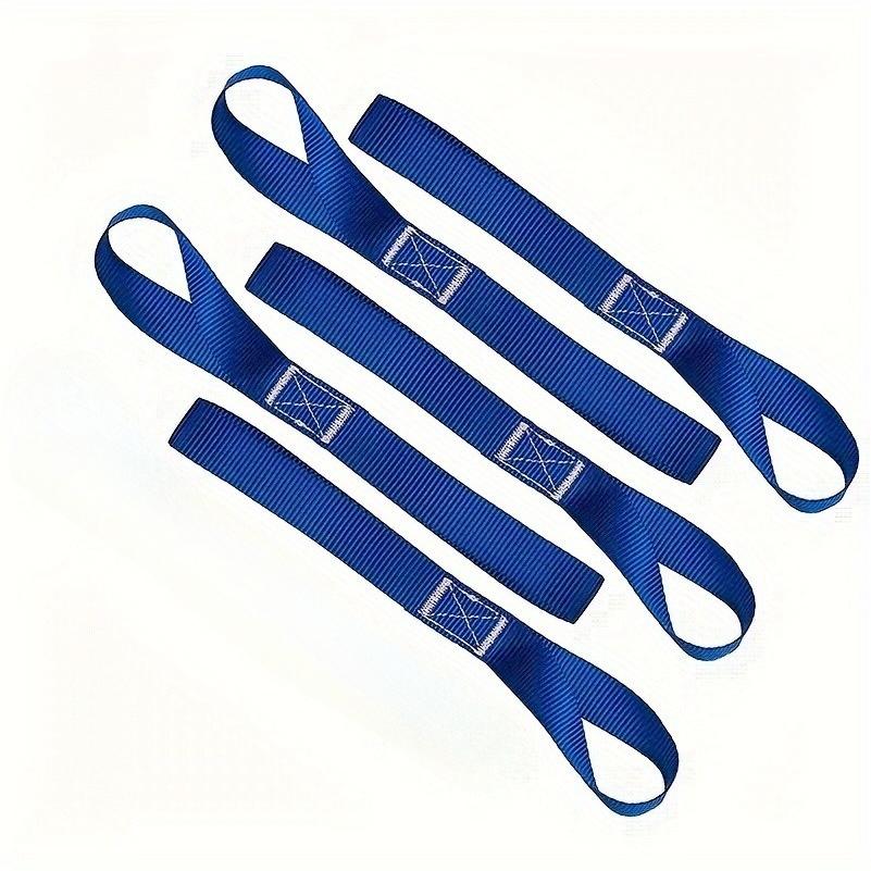 

5pcs Heavy Duty Soft Loop Tie Down Straps, 15.9 - Versatile Nylon Bands for Securing ATVs, UTVs, Motorcycles, королевский синий