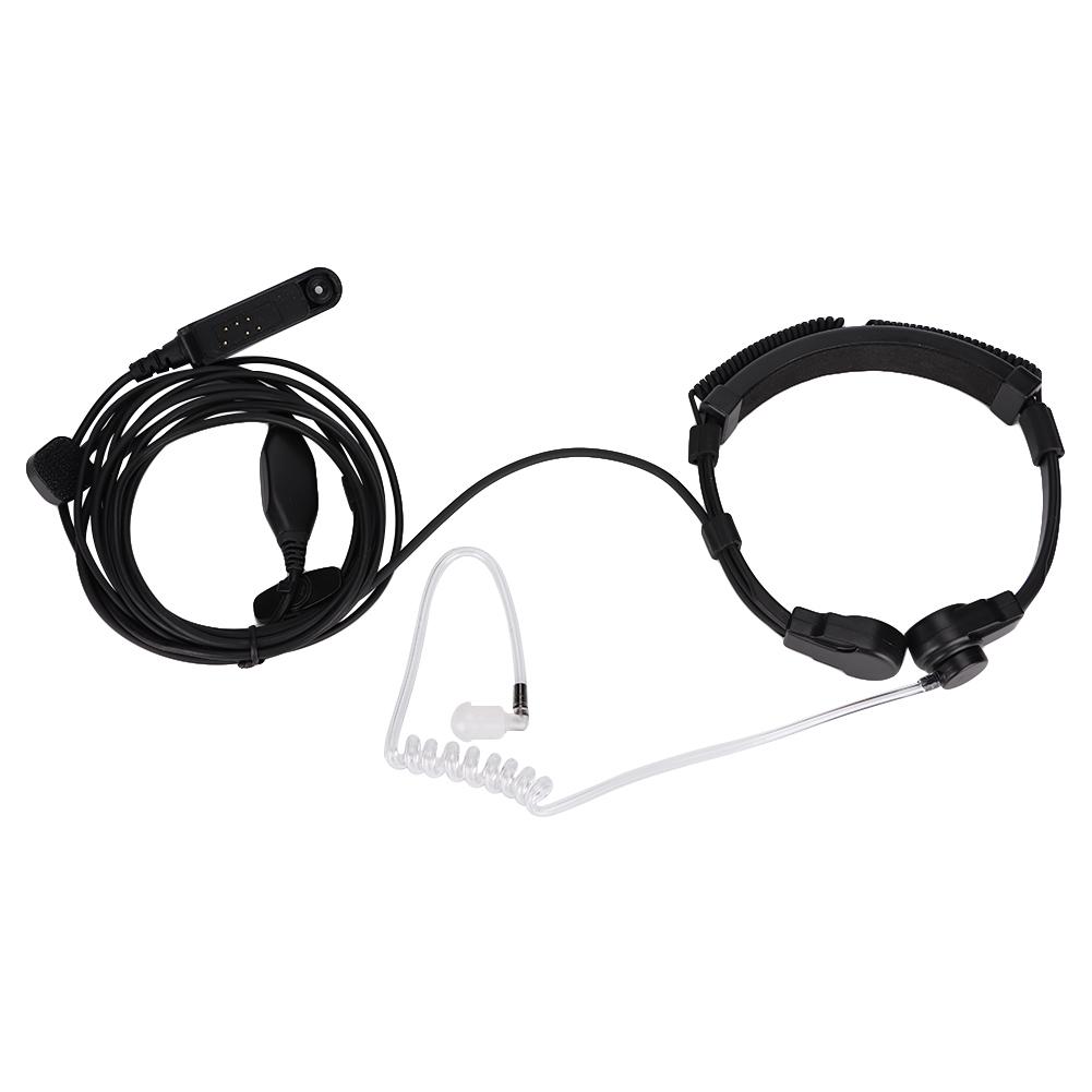 9RPLUS Retractable Throat Control Mic Earphone for UV 9R BF 9700 BF A58 Walkie Talkie
