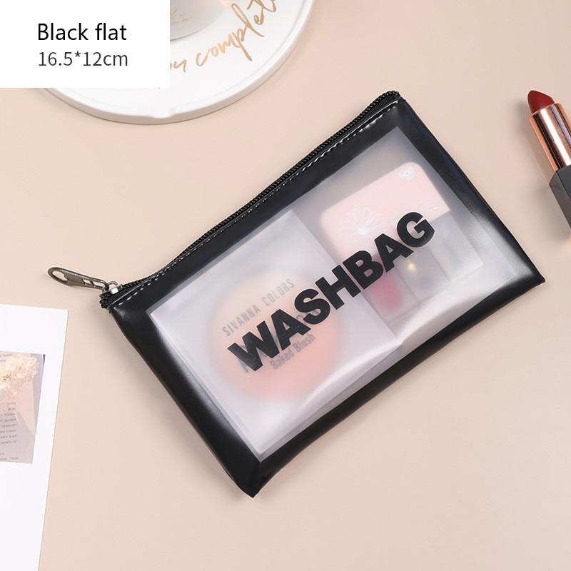PU Women Travel Storage Bag Cosmetic Bag Makeup Bag Travel Organizer Bags Waterproof Washbag Transparent Cosmetic Cases