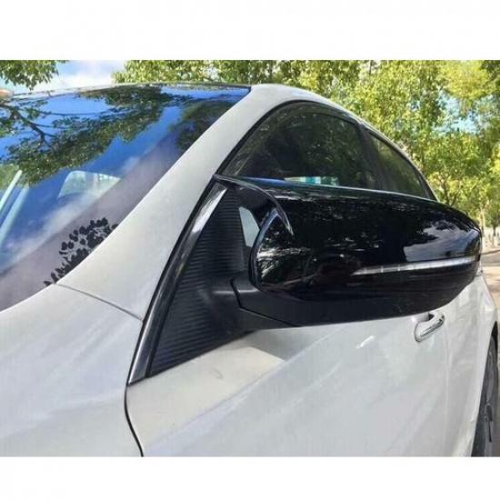 2CPS For Kia Optima K5 2011~2015 OX Horn Rear Side Mirror Cover Caps Gloss Black