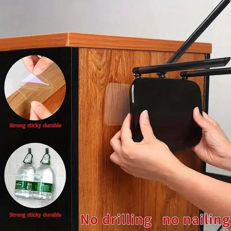 50 uds. Cinta Nano de Alta Resistencia - Adhesivo Fuerte de Doble Cara, Sin Residuos, Transparente y Extraíble para Todas las Superficies, Hogar, Coche, Bricolaje,
