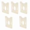 5 Pcs IC Card Holder Windshield Card Display Sleeve for Community Personnel Vehicle Management with Suction Cup