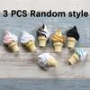 1/3/7 PCS Colorful Ice Cream Fridge Magnets Cute Cartoon Kitchen Decor, Strong Magnetic Clips for Whiteboard, Fun Creative Gift