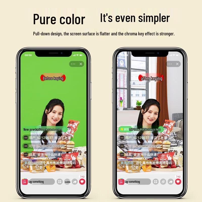 Beiyang Tragbarer Pop-Up Hintergrundbildschirm