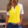 Women's T Shirt Tee Print Button Raglan Sleeve Daily Weekend Fashion Basic V Neck Regular Top