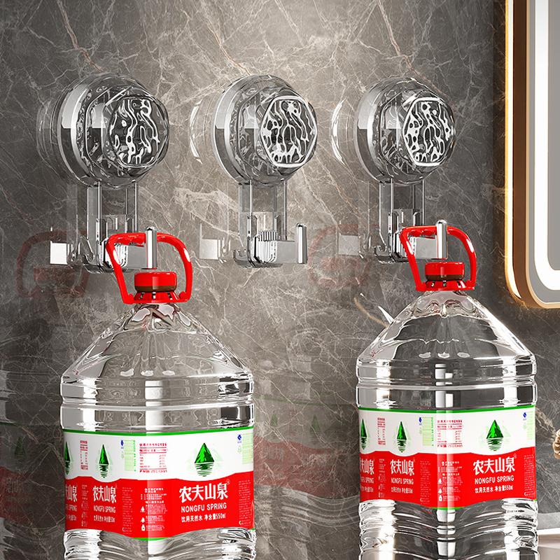 Suction Cup Hooks No-punching Bathroom Robe Coat Hook Towel Holder Keys Clothes Bag Hanger Hook Bathroom Organizer Accessories