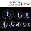 1~4PCS Super Strong Suction Cup Clothes Hook Durable Invisible Installation Innovative Design Easy To Use Heavy Burden S