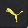PUMA Borussia Dortmund Football Print Elasticated Cuff Mid-Waist Knitted Joggers Men Bottoms Black 758583-02