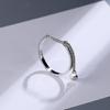 Open Rings Tassel Chain Promise Ring Finger Band Fashion Jewelry for Women Girls