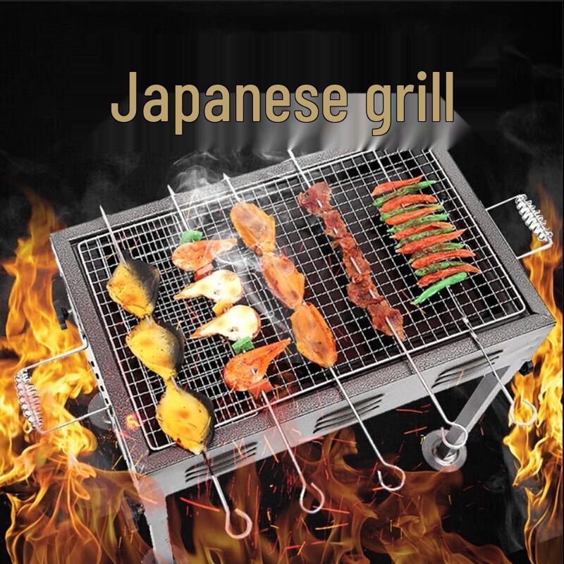 Zhi Shi Large Thickened Outdoor Charcoal BBQ Grill