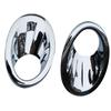 2Pcs Car Front Fog Light Lamp Cover Trim Foglight Frame Chrome Accessories For Nissan Qashqai Dualis J10 NJ10 2010 2011 2013