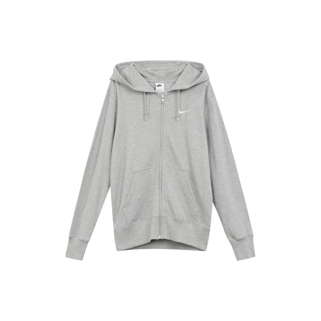 Nike Sweatshirts Men's Gray Hooded Moderate Cardigan 521574-063
