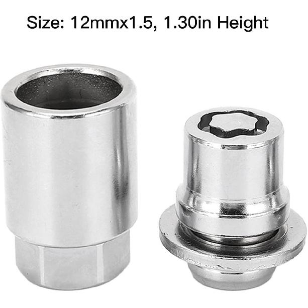 Wheel Lock Lug Nuts 12mmx1.5 Fit for IS300 IS250 IS350 ES300 ES350 ES300H