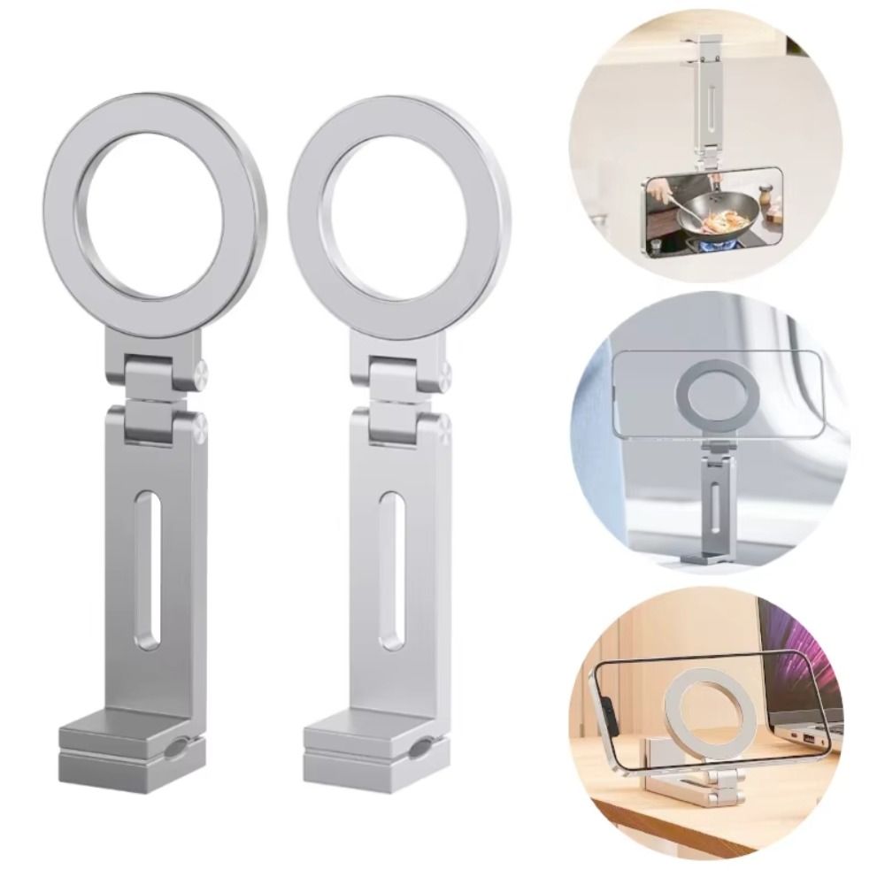 Adjustable Gripping Phone Holders 360° Rotation Hook Mount Stands New Magnetic Phone Holder