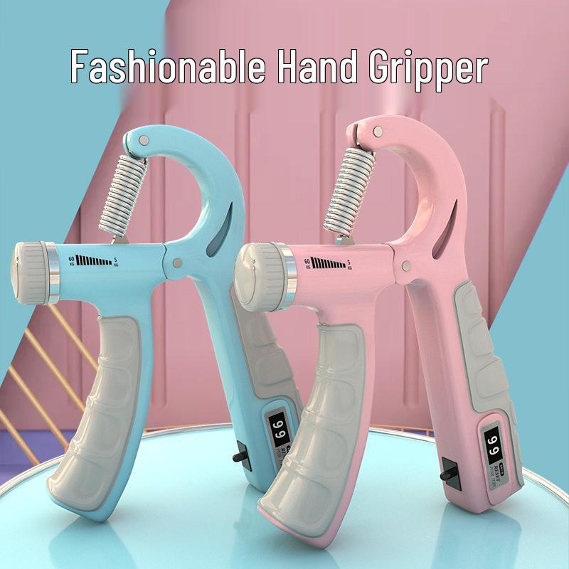 Verstellbarer elektronischer Handkrafttrainer für Männer – Professionelles Hand- und Fingertrainingsgerät mit Zählfunktion