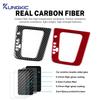 Real Soft Carbon Fiber Sticker For Seat Ibiza 6j 2009 2010 2011 2012 2013 2014 LHD Car Gear Shift Panel Trim Accessories