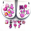 Fresh Pink Cute Shoe Flower Buckles - Croc Accessories