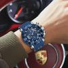 POEDAGAR Luxury Military Men Clock Luminous Waterproof Chronograph Date Men's Watch Silicone Quartz Sports Watches