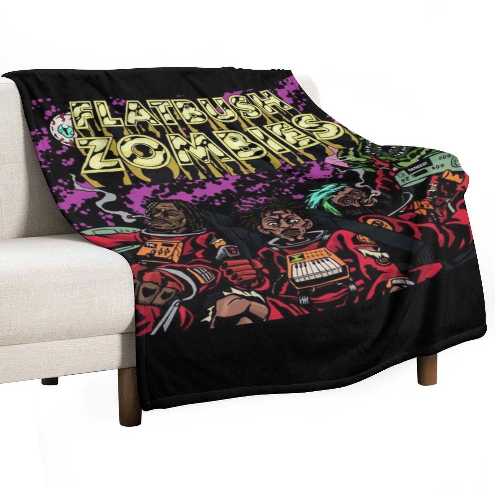 New-Flatbush Throw Blanket Thermals For Travel Flannels manga Shaggy Blankets 30x40in