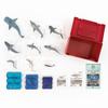 Carolata Shark Family 3D Encyclopedia 9 Species Includes Instruction Manual and Realistic Figure Box Toy Educational Toy Gift Present Food Sanitation