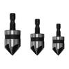 Set 3 Piese Oțel Carbon Hex Countersink pentru Lemn Metal Unealtă Bit de Gaurit Schimbare Rapidă