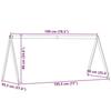 VidaXL Toit de lit pour enfants 199x95,5x88 cm bois de pin massif, toit de lit, baldaquin de lit pour enfant, toit pour lit 846952