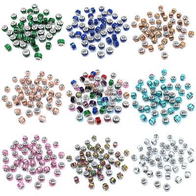 10Pcs 9mm Liga Cristal Espaçador Contas Soltas DIY Material Feito à Mão para Brinco Colar Pulseira Fazendo