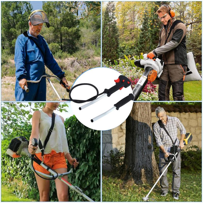 Mâner de comandă a clapetei cu sârmă de tragere Manetă de comandă a clapetei de răsucire a mașinii de tuns iarba Maneta de accelerație Ansamblu de accelerație pentru accelerație manuală