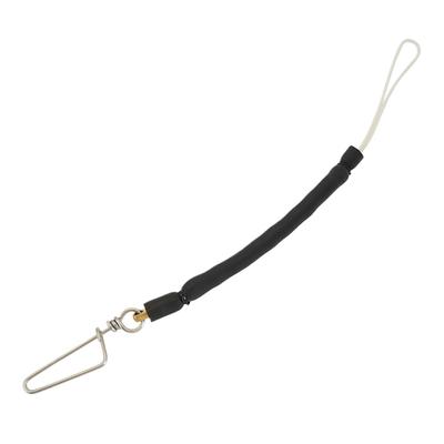 Gummi Speergewehr Schießleine mit Wirbelkarabiner/Pigtail-Wirbel Speer Schockleine Speerfischerausrüstung zum Vermeiden von Fangverlust