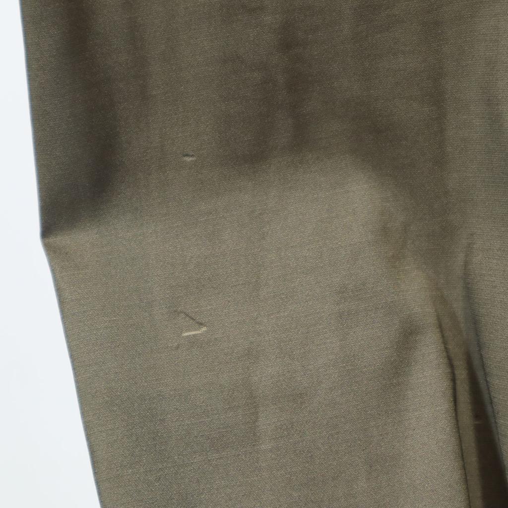 Givenchy Made In Italy Long Sleeve Tack Shirt 36 Brown Gray Blouse Women Used