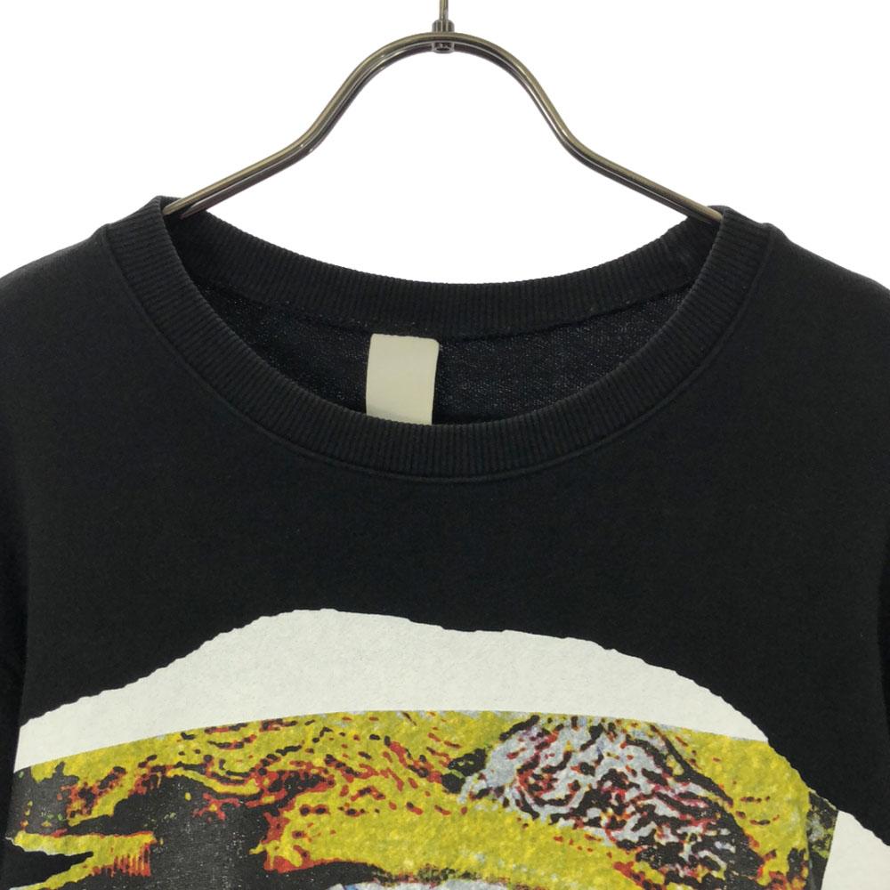 ATTACHMENT Print Long sleeve trainer black sweat Men's Used