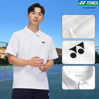 Polo Traspirante da Badminton da Uomo YONEX 115915BCR