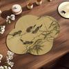 Vintage Absorbent Diatom Mud Tea Coaster: Non-slip Chinese Style Teacup Mat