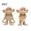 Soft Color Cartoon Animal Decor 3D Printed Articulated Monkey Figurine, Multi-Color Model with Healing Decorative Figurine Movable Joints, Stress