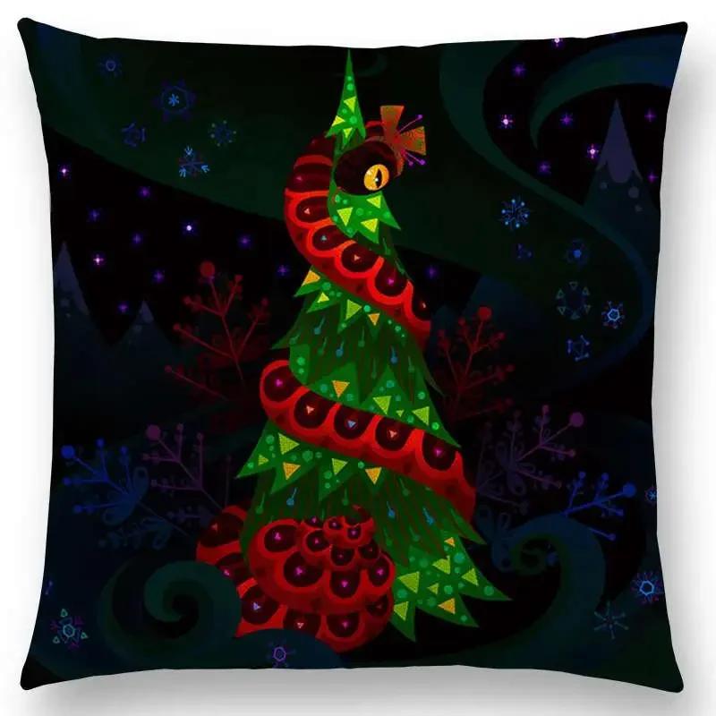 Super Cute Cartoon Animals Pufferfish Cushion Cover Lovely Bird Sweet Nest Interesting Fish Cat Frog Fox Throw Pillow Case Hogar