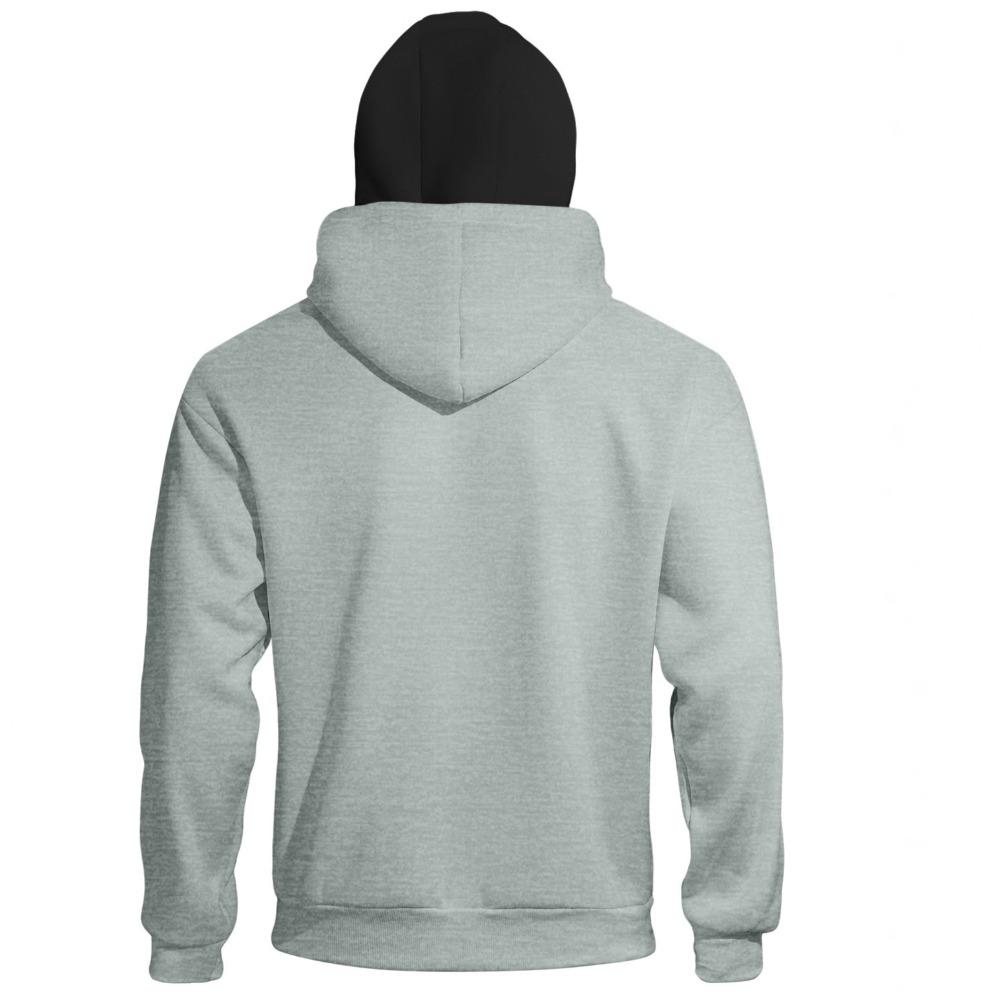 Schlichtes Design Kapuzen-Reißverschluss-Doppelkapuzen-Sweatshirt für Männer Frauen Herbst Winter Ins Style Partnerlook